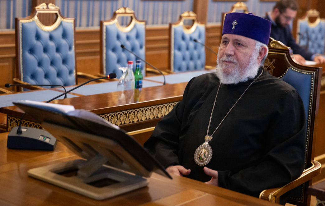 The Catholicos of All Armenians Participated in the Online Symposium Entitled "Christian Historical and Cultural Heritage of the Peoples Living in the Armenian Highlands and Adjacent Territories"