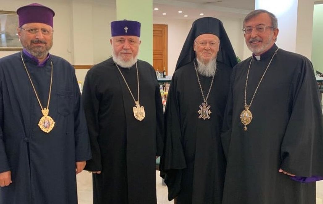 Catholicos of All Armenians Meets with His All Holiness Bartholomew I, Ecumenical Patriarch of Constantinople