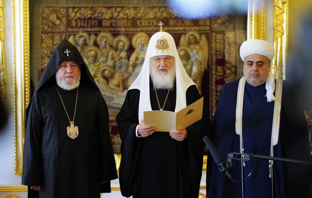 Trilateral Meeting of Spiritual Leaders Held in Moscow