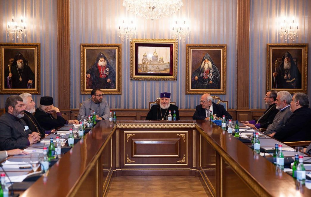 President of the Armenian General Benevolent Union Participated in the Meeting of the Supreme Spiritual Council