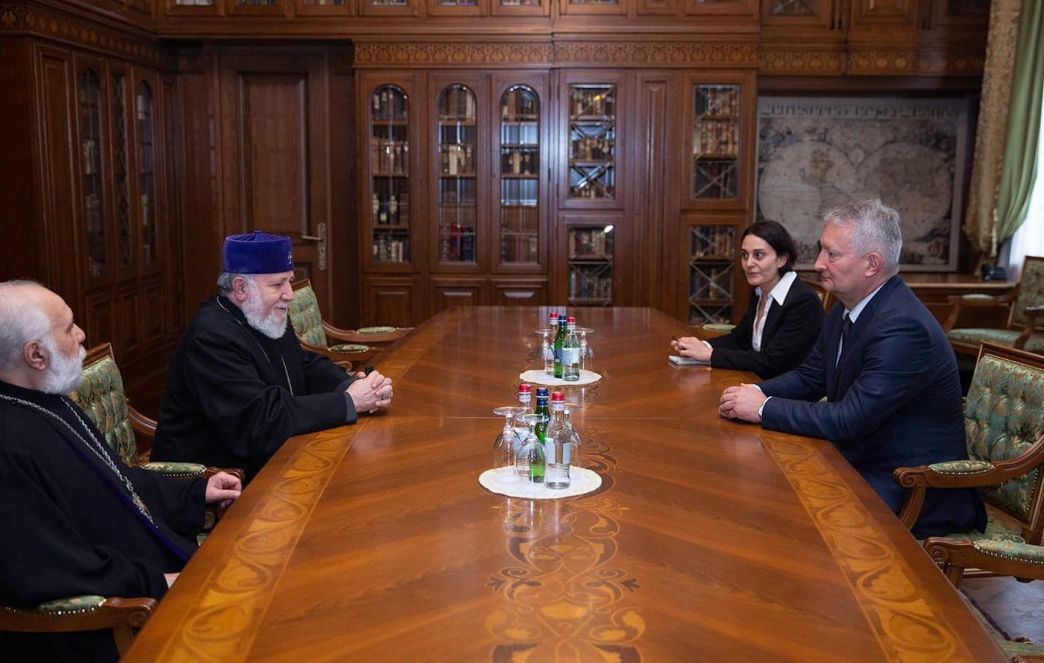 Catholicos of All Armenians Received Newly Appointed Ambassador of Germany to Armenia