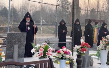 Catholicos of All Armenians Visited to Yerablur