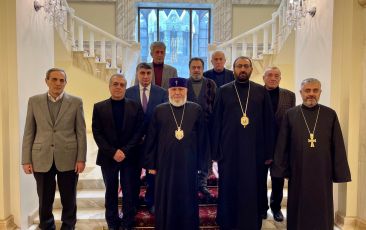 Catholicos of All Armenians Received the Representatives of the Defense Council of Ashot Minasyan in the Mother See