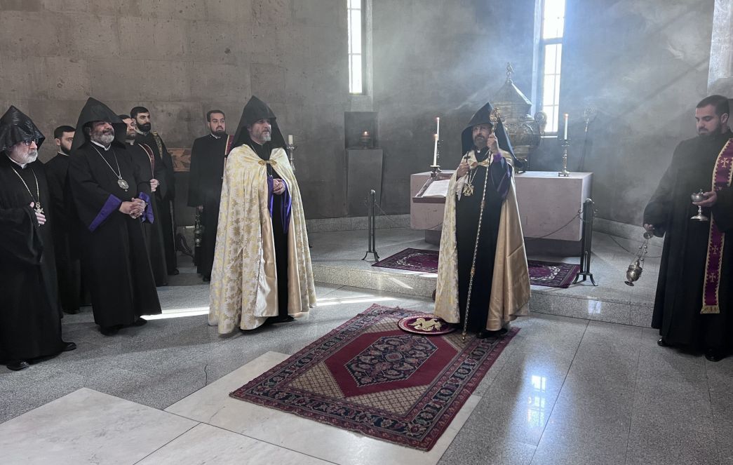 The Armenian Patriarch of Constantinople arrived at the Mother See of Holy Etchmiadzin