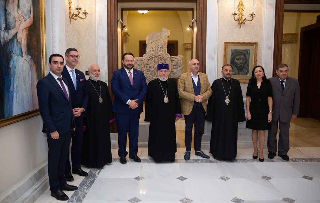 The Catholicos of All Armenians received the members of the European Parliament