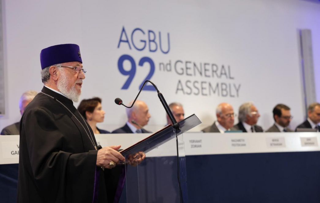 The Catholicos of All Armenians attended the 92nd Congress of the Armenian General Benevolent Union