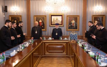 The Catholicos of All Armenians Received the Priests who Completed their 40-day Period of Seclusion