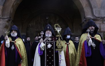 Palm Sunday Celebrated in the Mother See of Holy Etchmiadzin