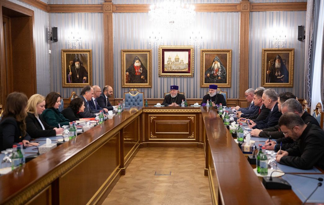 The Catholicos of All Armenians Received the Delegation Led by the Minister of Foreign and European Affairs of the Republic of Croatia