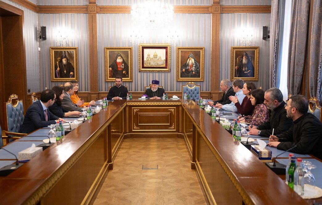 The Catholicos of All Armenians Hosted the Delegation of the European Parliament