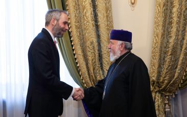 His Holiness Received the Newly Appointed Ambassador of the Czech Republic to Armenia