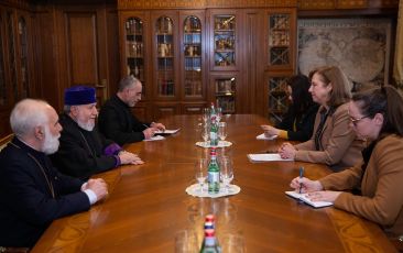 The Catholicos of All Armenians Received the Newly Appointed US Ambassador to Armenia