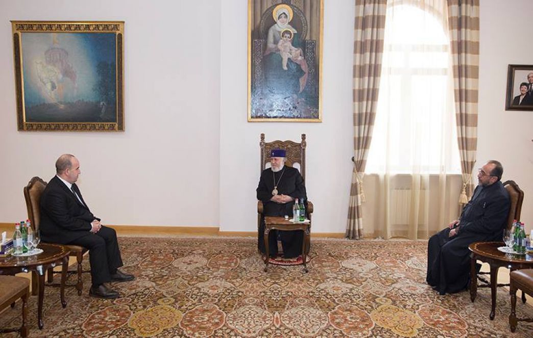 Catholicos of All Armenians Received Newly Appointed Governor of Shirak