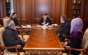 The Catholicos of All Armenians Received the Members of the "Danish-Armenian Charity Mission" NGO