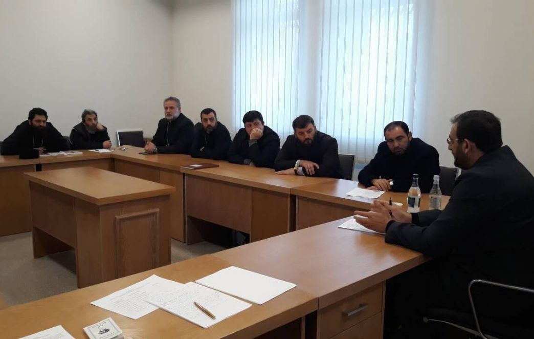 His Grace Bishop Arshak Khachatryan, met with clergymen participating the Accelerated Priest Course from different dioceses of Armenia, Artsakh and Diaspora