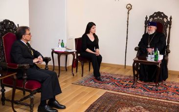 Catholicos of All Armenians Received Newly Appointed Brazilian Ambassador