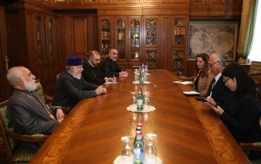 The Catholicos of All Armenians Had a Farewell Meeting with the Ambassador of Japan to Armenia