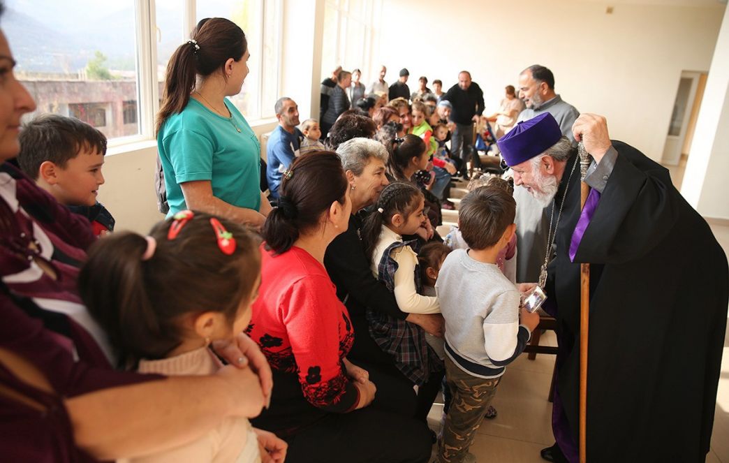 Members of the Supreme Spiritual Council visited the Depatriated Artsakh Armenians