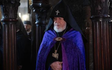 The Catholicos of All Armenians expressed his condolences to the families of the servicemen who died as a result of the accident in Meghri