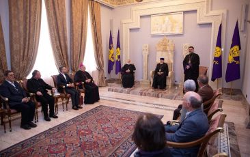 The Catholicos of All Armenians received the Head of Austria's Graz-Seckau Diocese and pilgrims