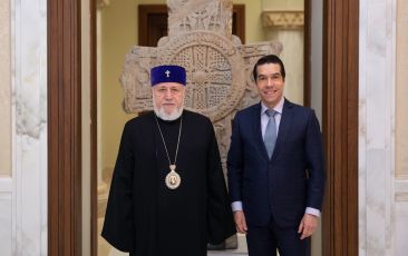 The Catholicos of All Armenians Received the Newly Appointed Ambassador of Brazil to Armenia