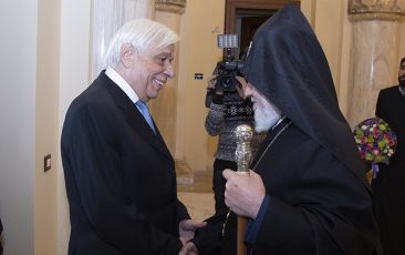 Հունաստանի Հանրապետության նախագահն այցելեց Մայր Աթոռ Սուրբ Էջմիածին