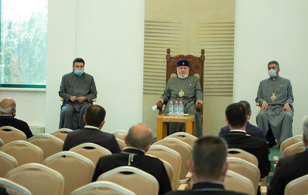 Catholicos of All Armenians received the Priests of the Armavir Diocese