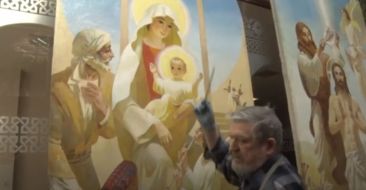 Մոսկվայի հայկական եկեղեցու սրբապատկերները մաքրվում են մասնագետների կողմից