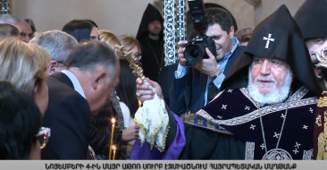The 19th anniversary of the enthronement of the Catholicos of All Armenians