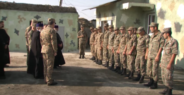 The Catholicos of All Armenians visited the combat positions