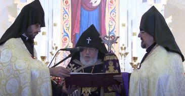 Visit of His Holiness Karekin II to the Western Diocese of the Armenian Church of North America