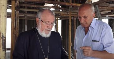 Ամենայն հայոց կաթողիկոսը ծանոթացավ Մայր տաճարի որմնանկարների վերականգնման աշխատանքներին