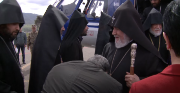 Catholicos of All Armenians and Catholicos of the Great House of Cilicia Visited Artsakh