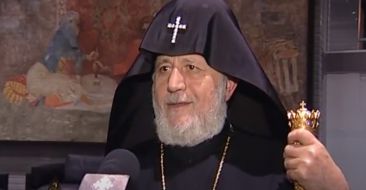 Return of Catholicos of All Armenians from Nice