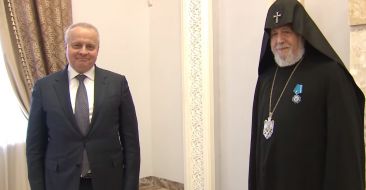 The Catholicos of All Armenians was awarded the Order of Honor of the Russian Federation
