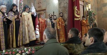 The Feast of St. Sargis in St. Sargis church