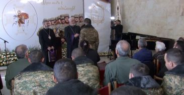 Soldiers awarding ceremony in the Araratian Patriarchal Diocese