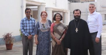 The newly appointed Ambassador of India to Armenia visited the Armenian College and Philanthropic Academy of Kolkata
