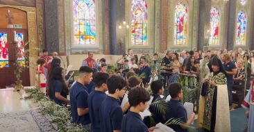 Ծաղկազարդը Բրազիլիայի Սուրբ Գևորգ առաջնորդանիստ եկեղեցում