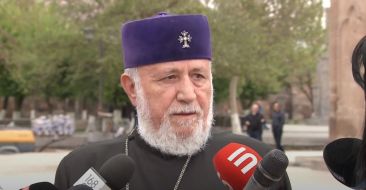 The Catholicos of All Armenians answered a number of media questions
