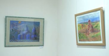 The exhibition of students from Youth Centers at the Gevorgyan seminary