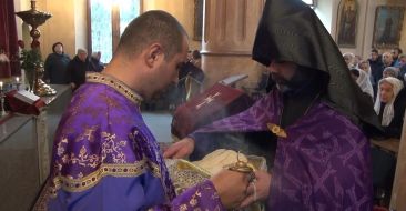 The traditional Ghapama feast in the Armenian Diocese of Georgia