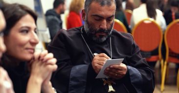 The gathering of the Armenian Spiritual Restoration Fund in Yerevan