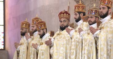 11 deacons of the Mother See were ordained priests with the blessing of the Catholicos of All Armenians