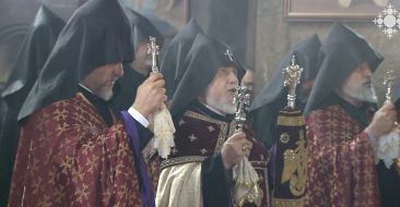 The Armenian Apostolic Holy Church Celebrated the Eve of the Feast of the Presentation of Our Lord Jesus Christ to the Temple