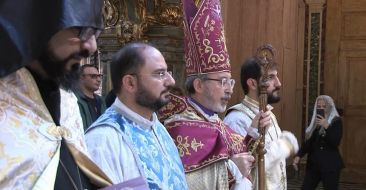 A Divine liturgy was served in the St. Gregory Armenian Church of Naples