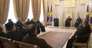 His Holiness received the accelerated priests at the Mother See