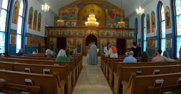Austin's Armenian community, which does not have a church, celebrated the Feast of the Resurrection in a Greek church