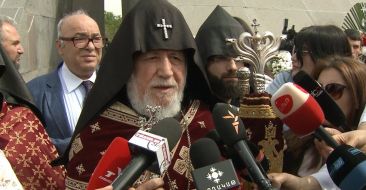 Don't mix courage with cowardice." The speech of the Catholicos of All Armenians in "Tsitsernakaberd"