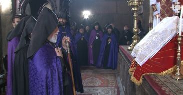 Մայր Աթոռում Բարեխոսական կարգ է կատարվել սրբադասված նահատակների հիշատակին
